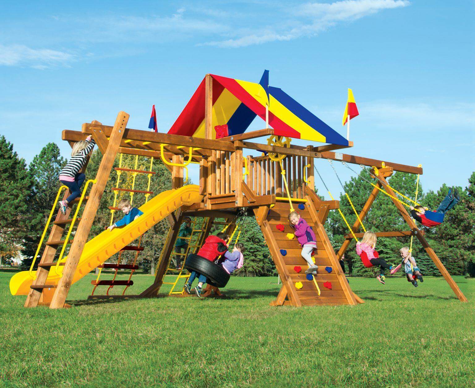 Original Rainbow Castle Swing Sets Rainbow Play Systems