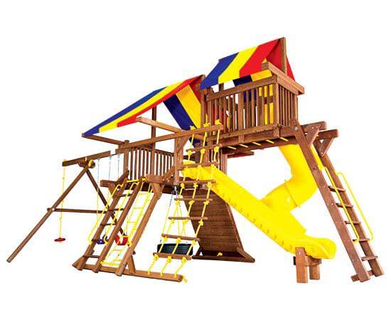 19G Rainbow Castle Pkg V with 270 Spiral Slide