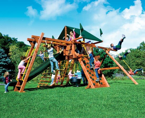 21E Monster Castle Pkg III Forest Green