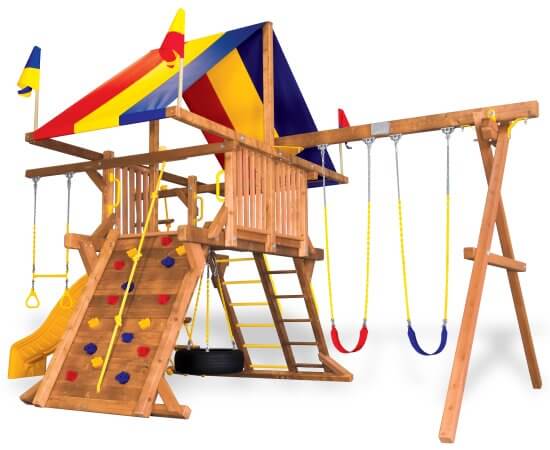 Classic Sun Castle Pkg II Popular (13B) | Rainbow Play Systems