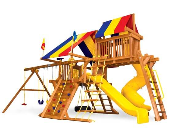 15J Classic Sunshine Castle Pkg V with 270 Spiral Slide