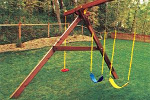 Two Unlevel Yard Extended A-Frame Legs