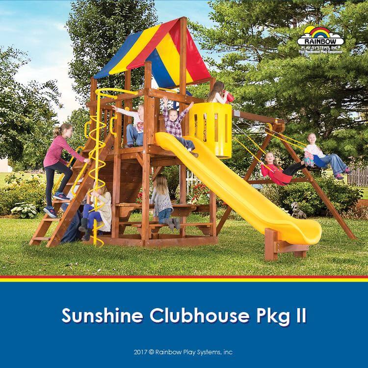 July 2017 Featured Playsets & Swing Sets Rainbow Play Systems