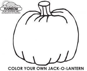 Rainbow Pumpkin Coloring