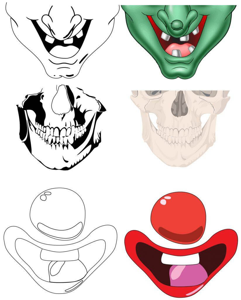 Halloween Face Mask Designs for Children