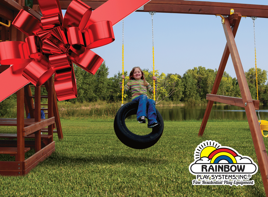 Two chain tire swing