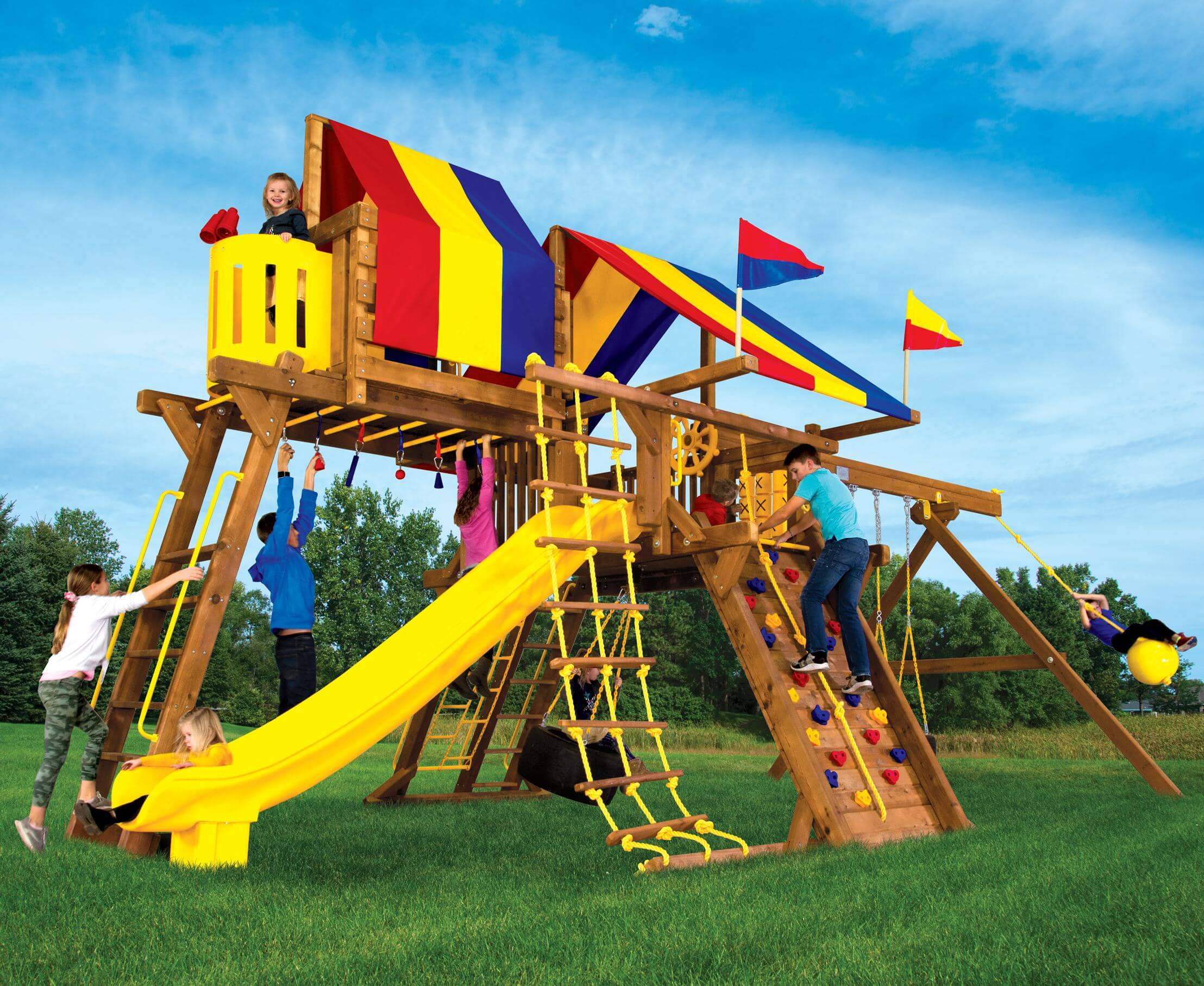 Create Your Own Rainbow Playset - Swings-n-Things Outdoor Play Equipment