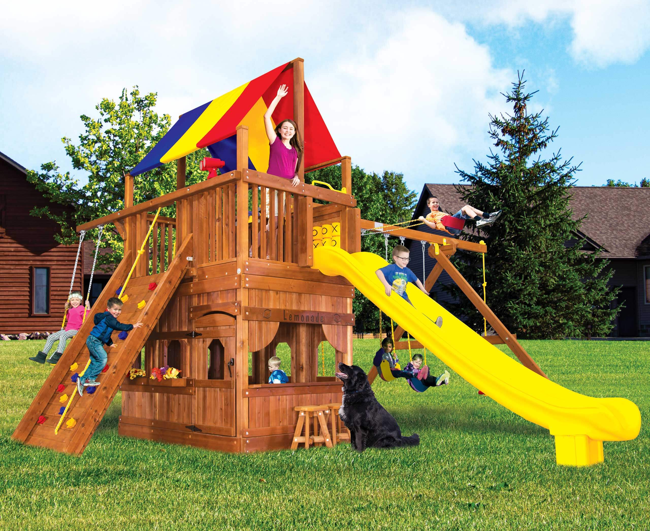 Monster Clubhouse Pkg II Playhouse (41B) | Rainbow Play