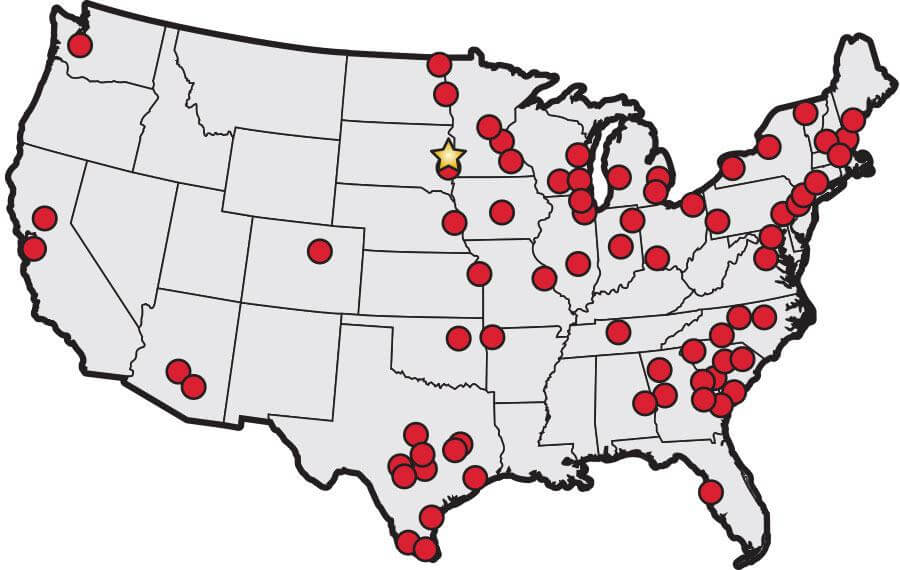 2021 Rainbow Showroom Map