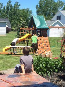 swing set installation