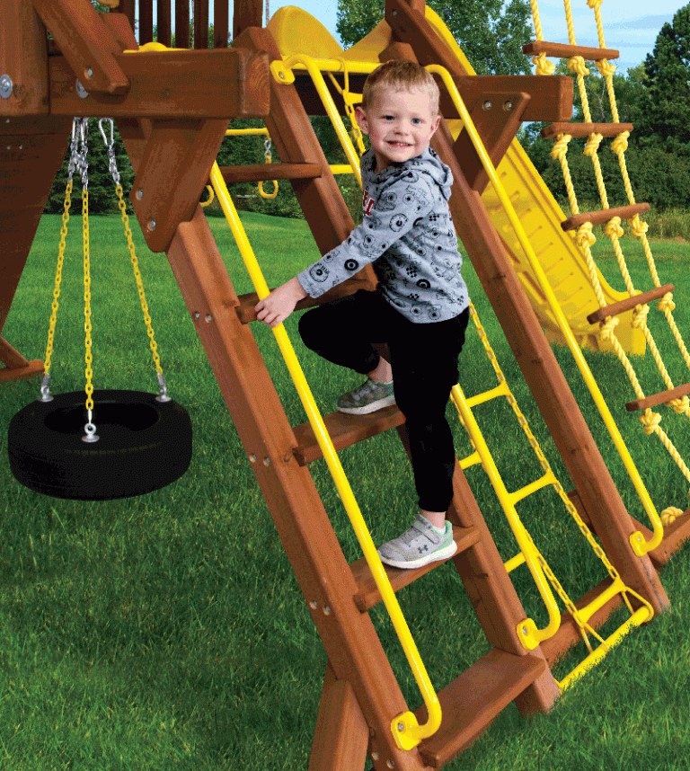 Safe & Durable Playsets Rainbow Play System