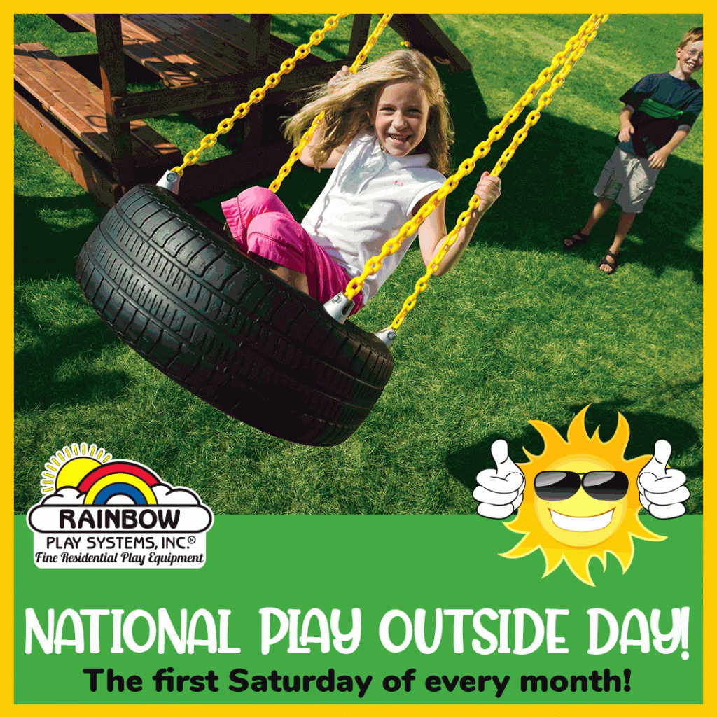 National Play Outside Day 2021 | Rainbow Play Systems