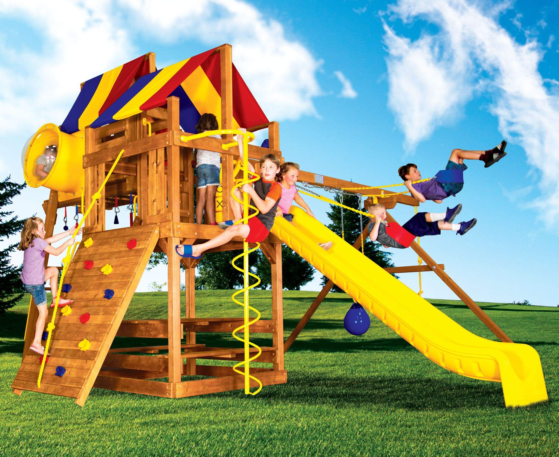 Fiesta Clubhouse Pkg IV Maxed Out (6H) Rainbow Play Systems