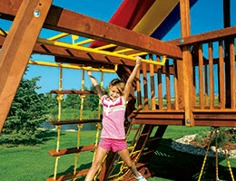 Rainbow Play: Backyard Wooden Playsets & Swing Sets