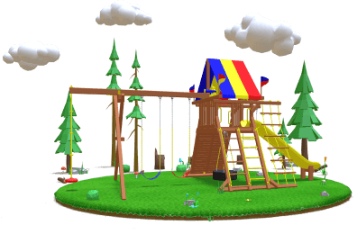 Rainbow Play: Backyard Wooden Playsets & Swing Sets